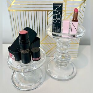 NARS afterglow Lipstick and NUDESTIX nudies bloom Blush Duo - NEW IN BOX